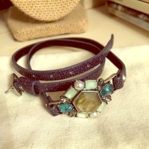Vintage Beau Monde Chloe & Isabel wrap bracelet